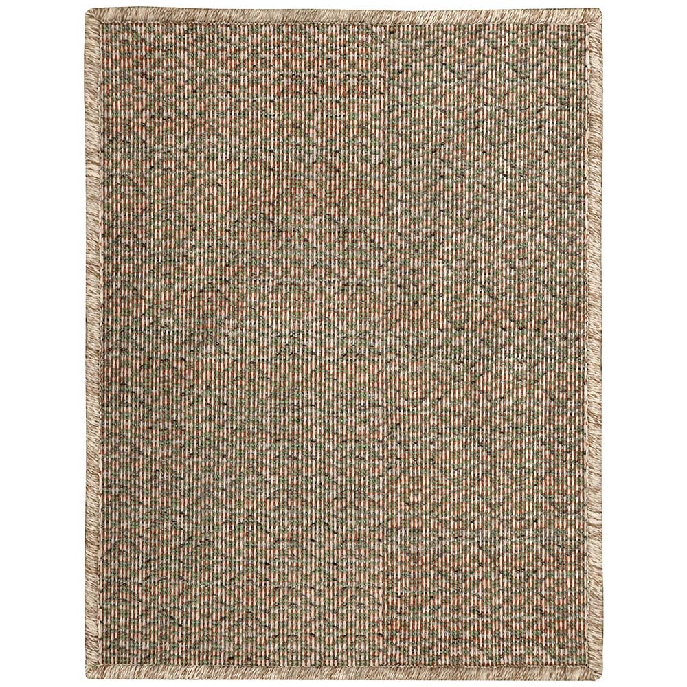 Tapete Sisal New Colors Colore Marrom-Verde 1,00X1,50M