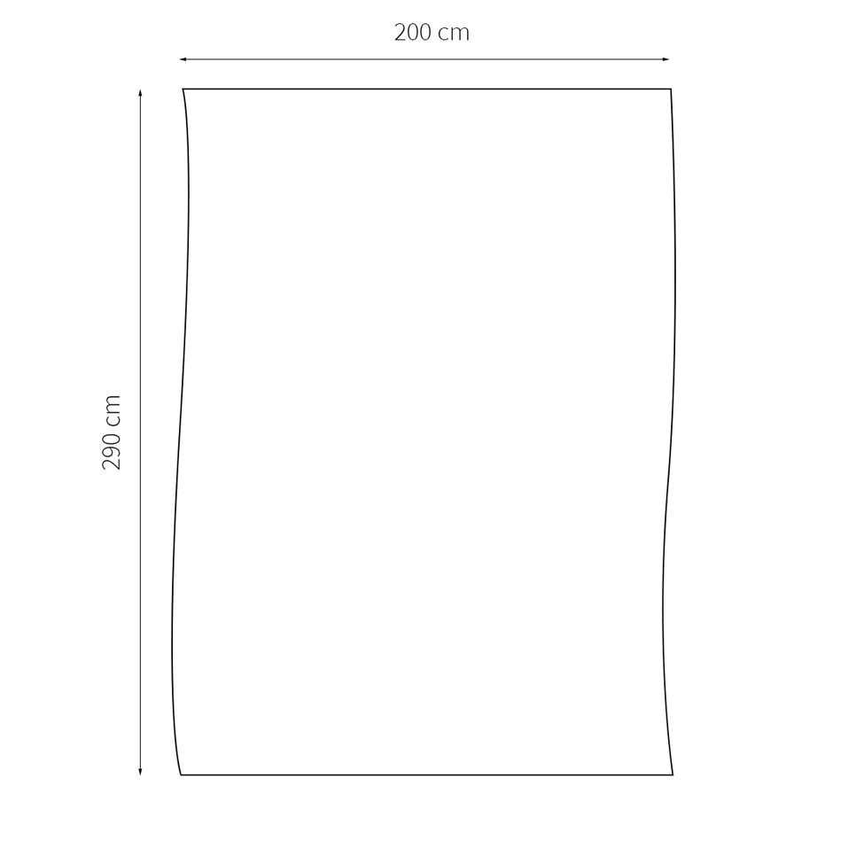 Tapete Supreme Absoluto Retangular Polipropileno (200x290) Cinza