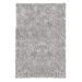 Tapete Tufting Foffo Retangular Poliéster 150x200 cm Cinza