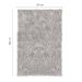 Tapete Tufting Foffo Retangular Poliéster 150x200 cm Cinza