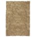 Tapete Tufting Foffo Retangular Poliéster 150x200 cm Marrom Claro