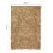 Tapete Tufting Foffo Retangular Poliéster 150x200 cm Marrom Claro