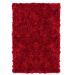 Tapete Tufting Foffo Retangular Poliéster 150x200 cm Vermelho