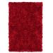 Tapete Tufting Foffo Retangular Poliéster 200x250 cm Vermelho
