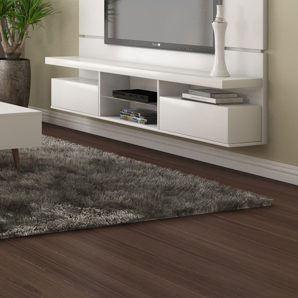 Tapete Tufting Show Bale Retangular Polipropileno 200x250 cm Prata