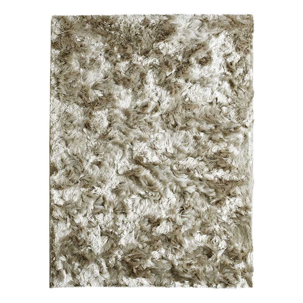 Tapete Tufting Show Dança Retangular Polipropileno 150x200 cm Bege