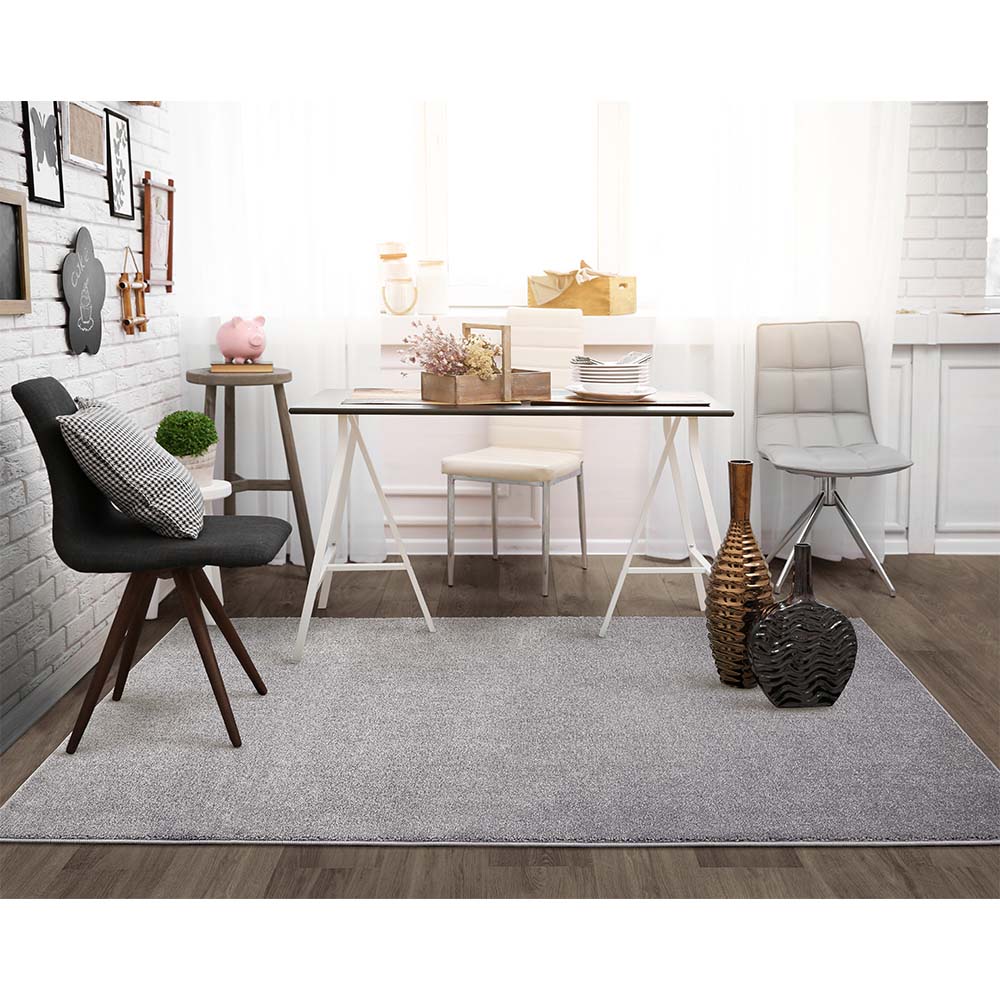 Tapete de Sala Ecletik Cinza Claro 1,50X2,00M - São Carlos