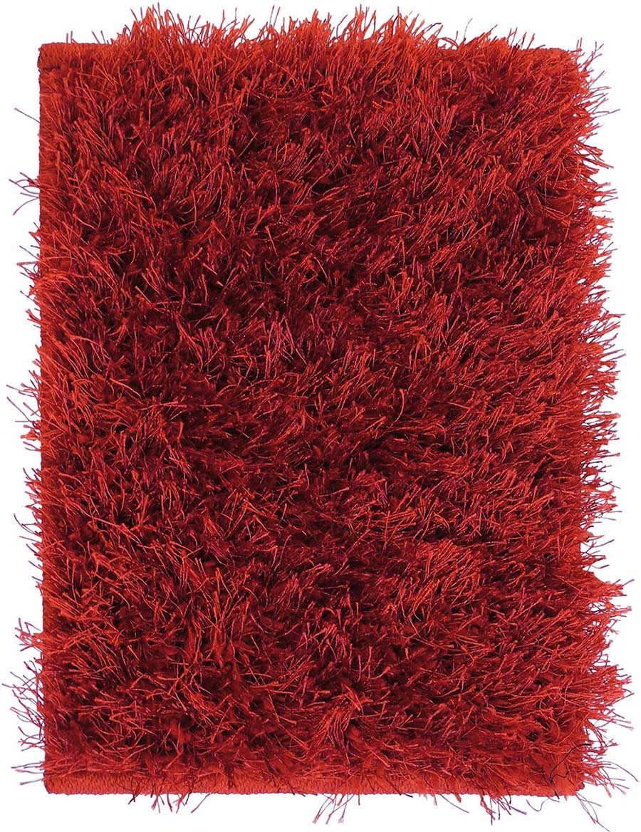 Tapete de Sala Peludo Belmont Vermelho 0,50X0,80M