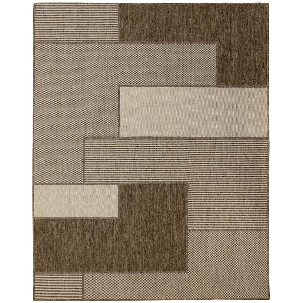 Tapete de Sisal Bali Lascas Marrom e Bege 1,00X1,50M