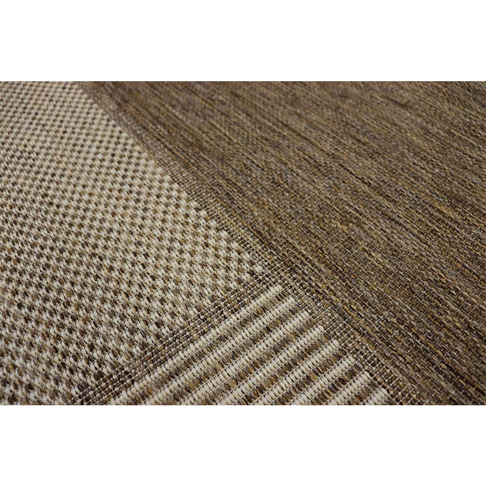Tapete de Sisal Bali Lascas Marrom e Bege 1,00X1,50M