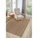Tapete para Sala Aruba Linhas Marrom 1,00X1,50M