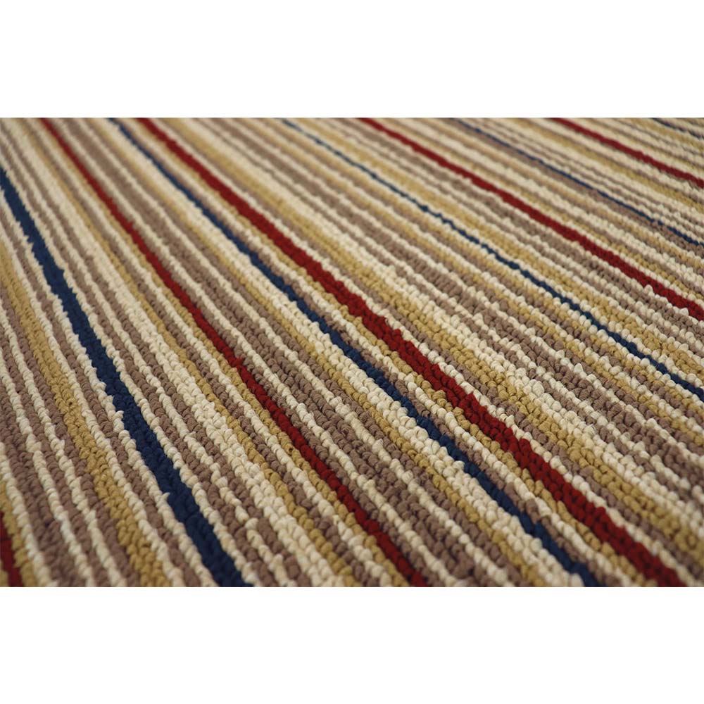 Tapete para Sala Aruba Linhas Marrom 1,00X1,50M