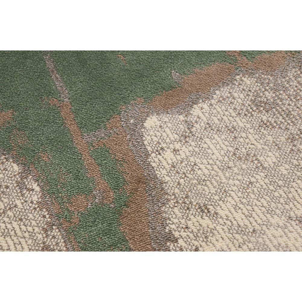 Tapete para Sala Detalhe Musgo Marrom-Verde 2,00X2,50M