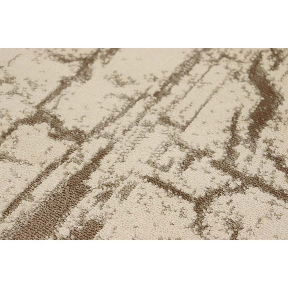 Tapete para Sala Detalhe Seco Bege-Marrom 2,00X2,50M