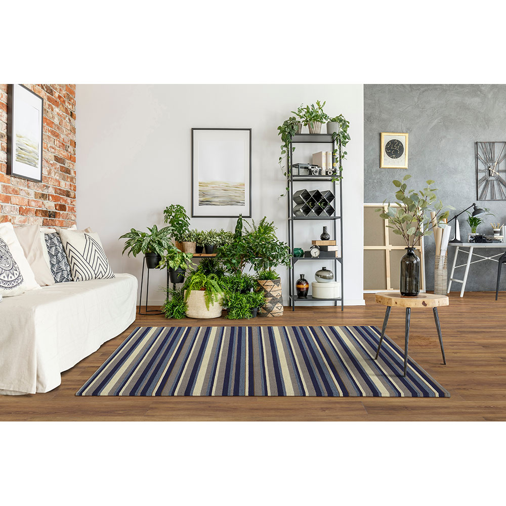 Tapete para Sala Metropole Azul 1,50X2,00M - São Carlos