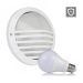 Arandela Taschibra Tartaruga TTC02 Alumínio C/ Lâmpada E27 Bivolt 3000K Luz Quente