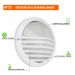 Arandela Taschibra Tartaruga TTC02 Alumínio C/ Lâmpada E27 Bivolt 6500K Luz Fria