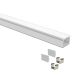 Perfil de Sobrepor Taschibra Para Fita de Led Vertex 20 Com 3 Metros Branco