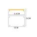 Perfil de Sobrepor Taschibra Para Fita de Led Zenith 50 Com 1 Metro Preto