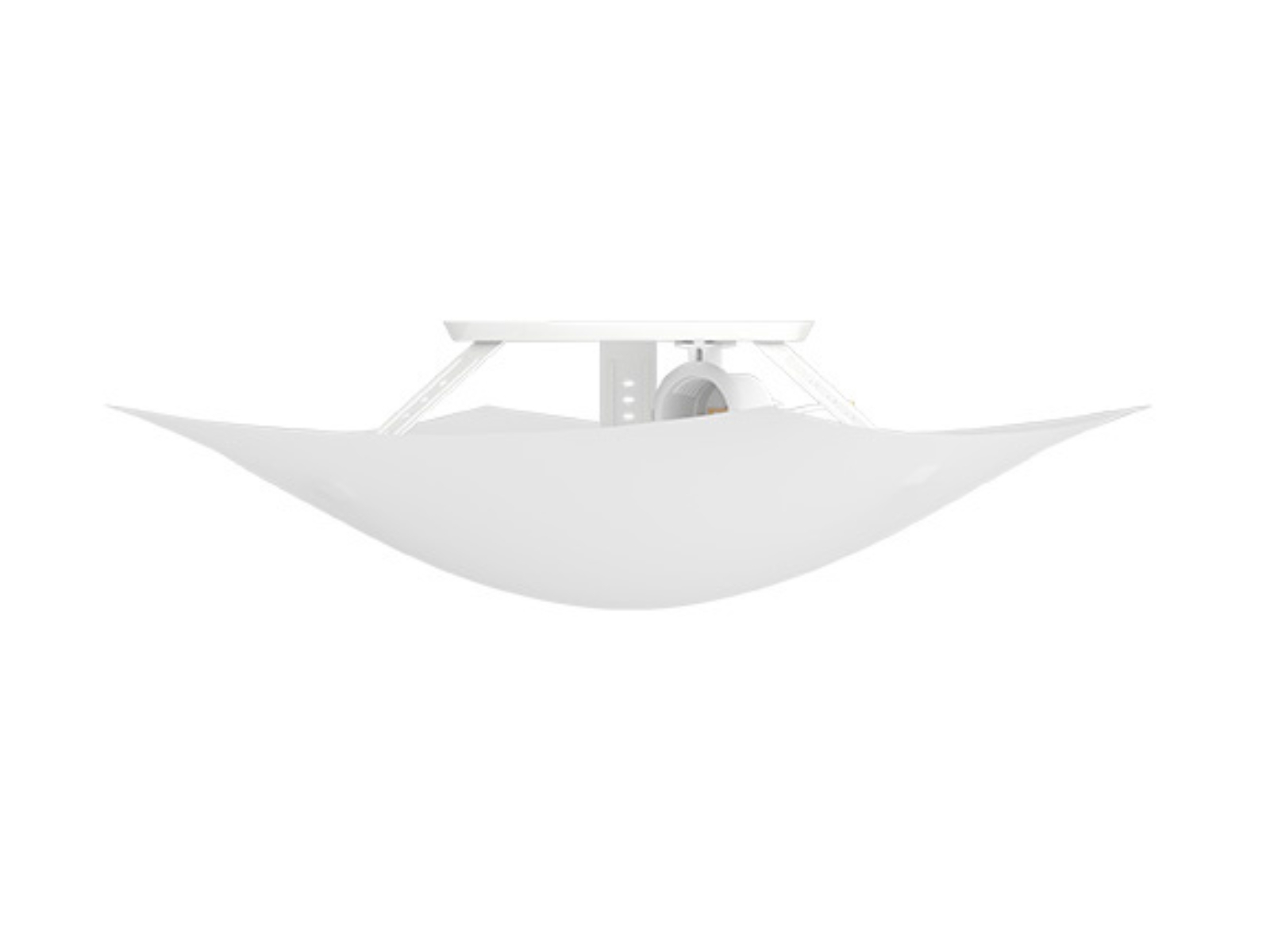 Plafon Solari E-27 Quadrado Saco Plast Branco Taschibra