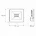Refletor Taschibra Smart Led Wi-Fi 20W Inteligente CCT+RGB Preto Bivolt