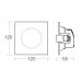 Spot de Led Embutir Alltop Par20 Quadrado 7W Bivolt Taschibra 3000K Luz Quente