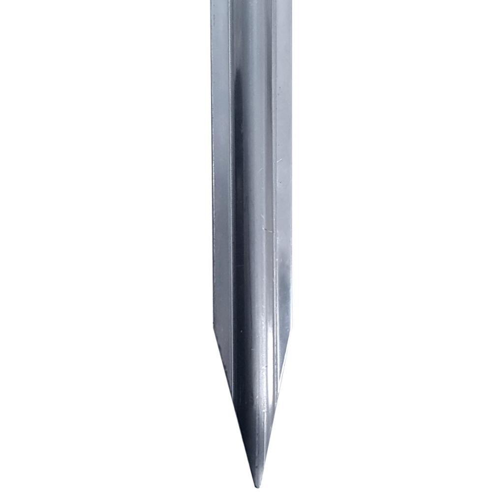 6 Espetos Churrasco 85cm Simples Aço Inox Churrasqueira