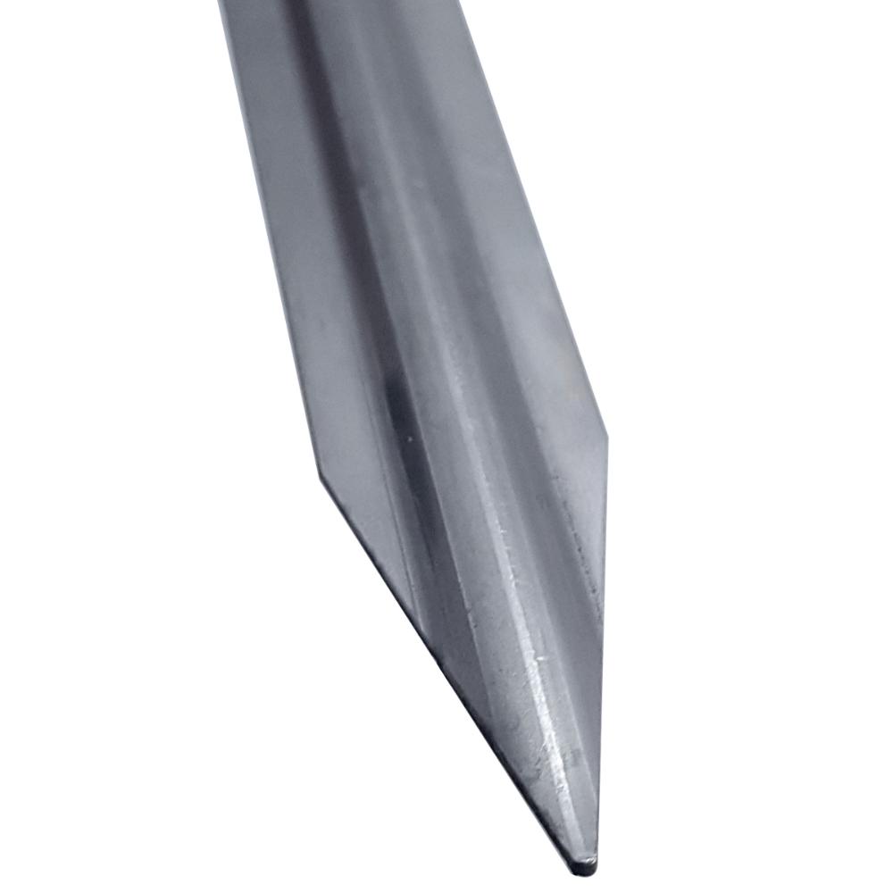 6 Espetos Churrasco 85cm Simples Aço Inox Churrasqueira