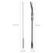 Bomba 22cm Tererê Chimarrão Aço Inox Anel Superior Bojo Mola
