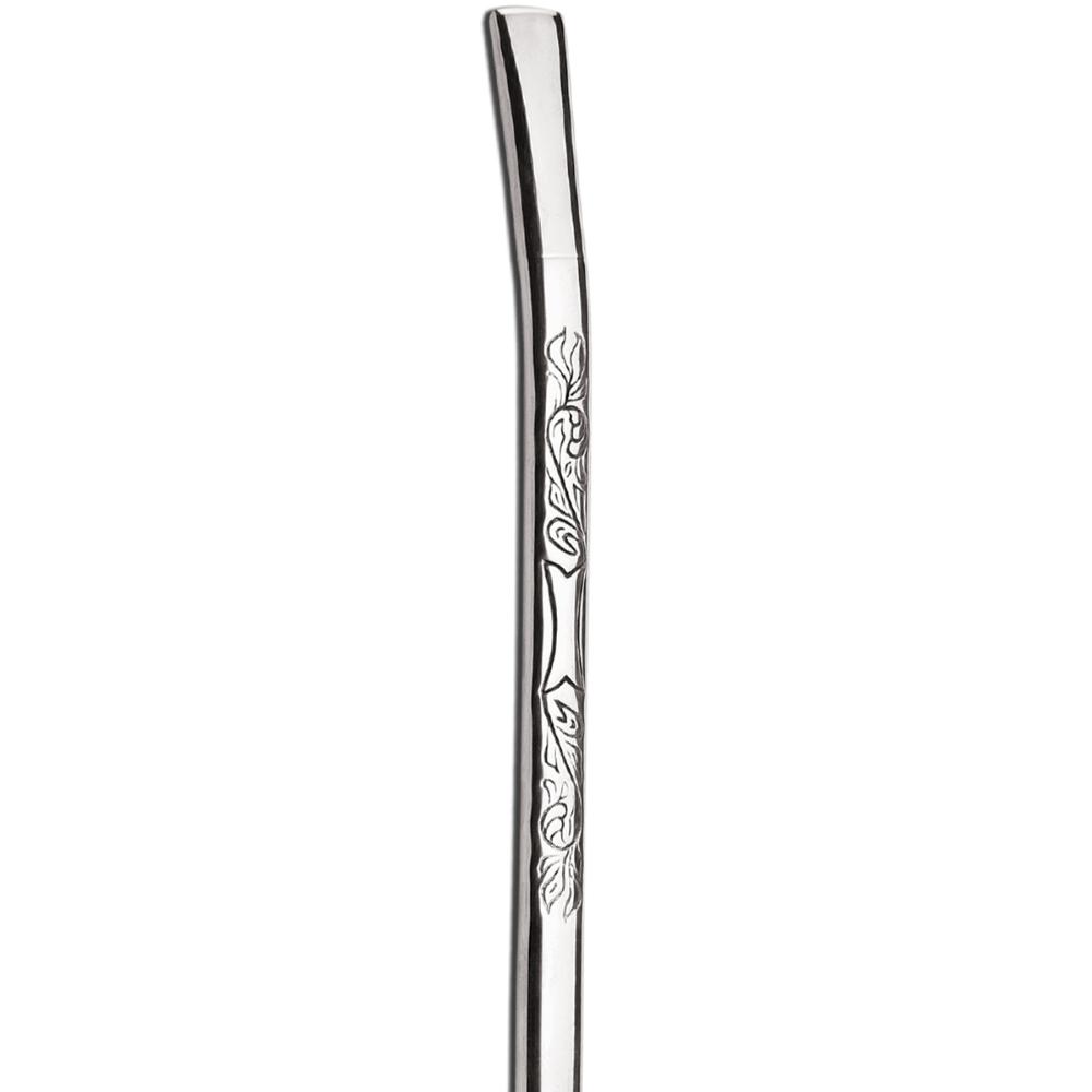 Bomba Bojo Pêra Para Mate 19cm Aço Inox Desenho Com Rosca