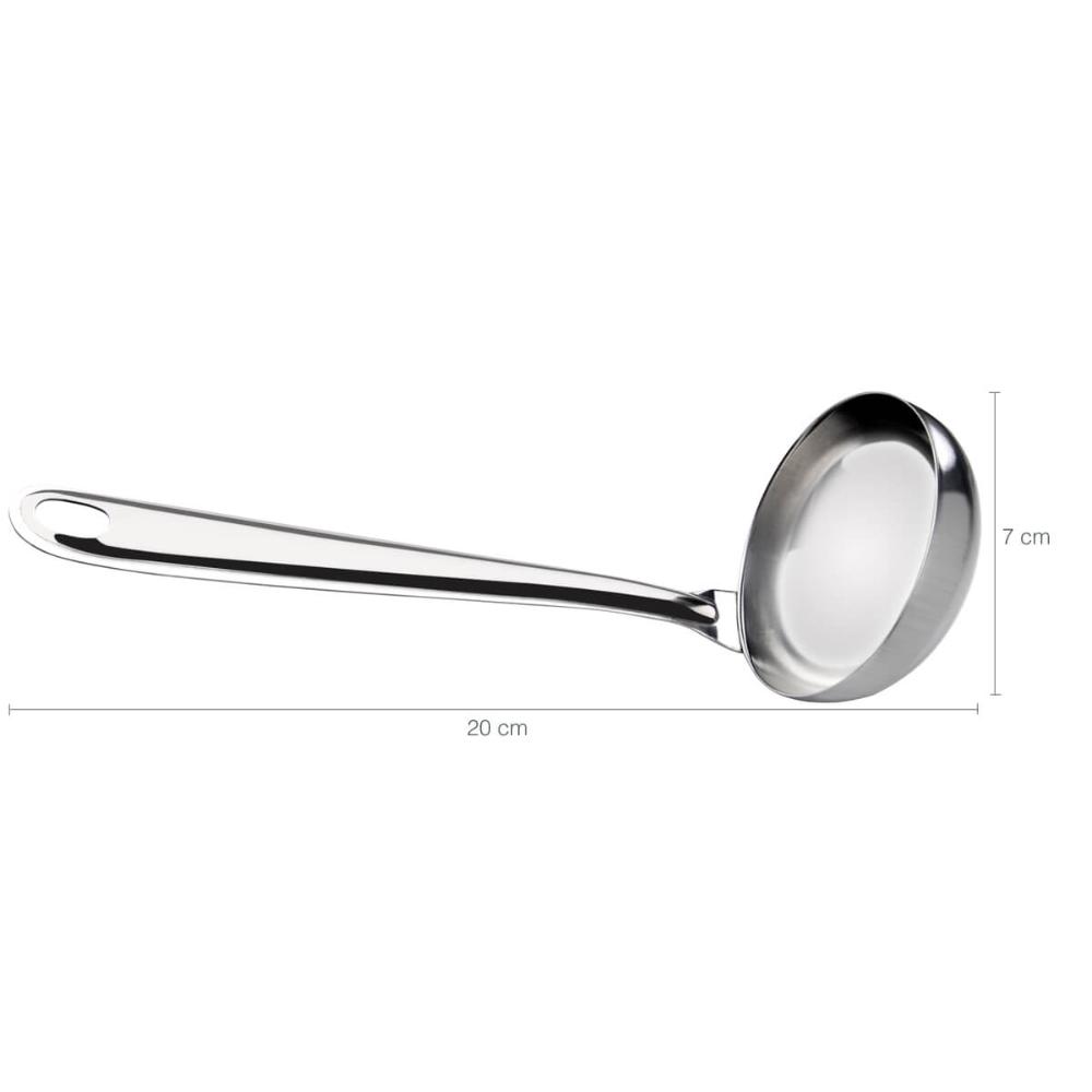 Concha de Sopa Feijão e Molho Utensílio Cozinha em Aço Inox Taumer