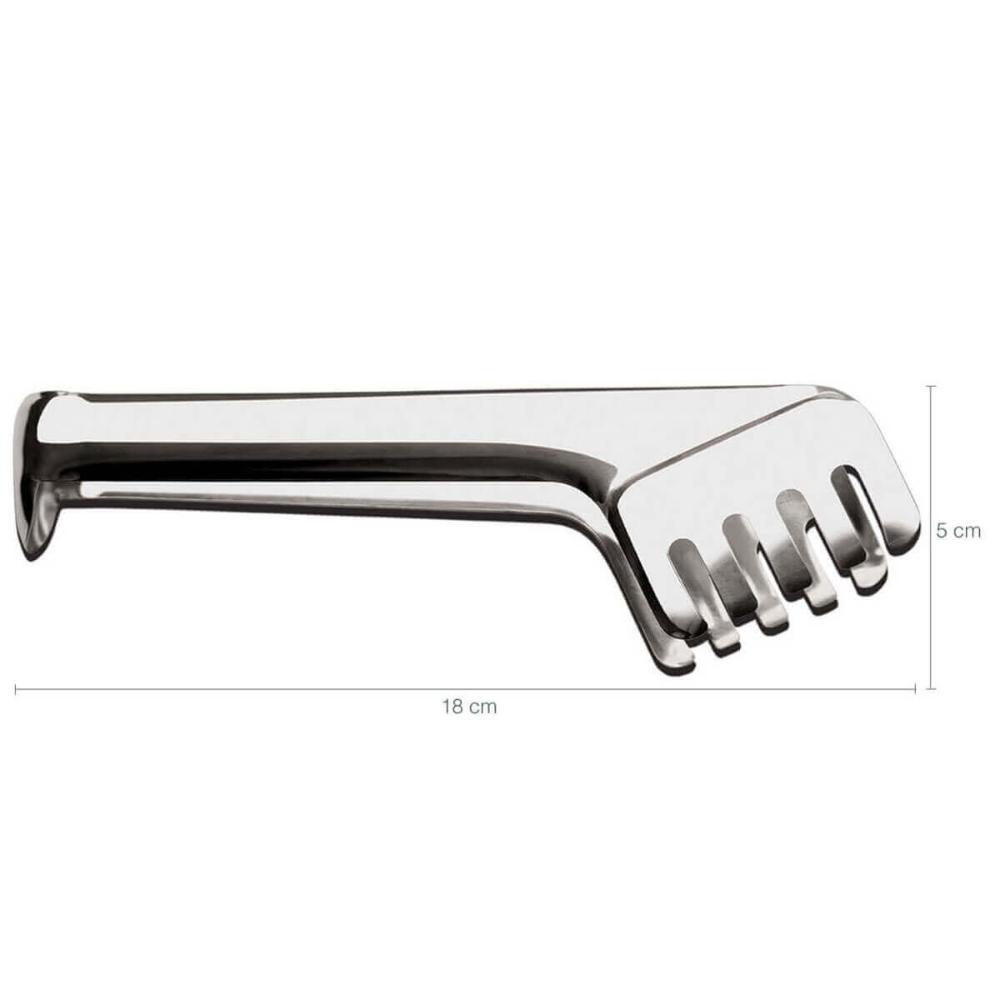 Conjunto 2 Pegadores Inox para Massa Salada Pegador Utensíli
