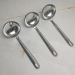 Conjunto 3 Concha de Inox para Sopa Feijão ou Molho Utensílio Cozinha Taumer