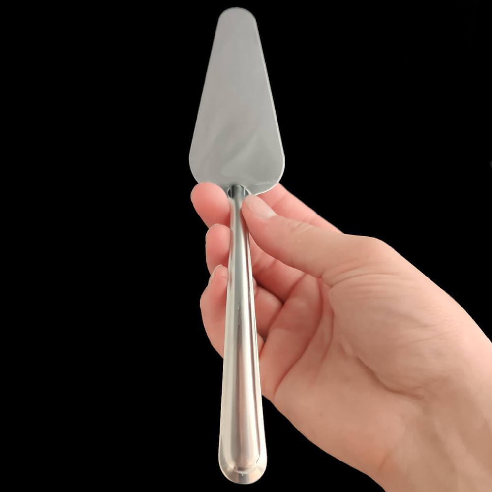 Kit 2 Espátulas para Cortar Bolo Pá Cortador de Fatia Pizza Inox Taumer