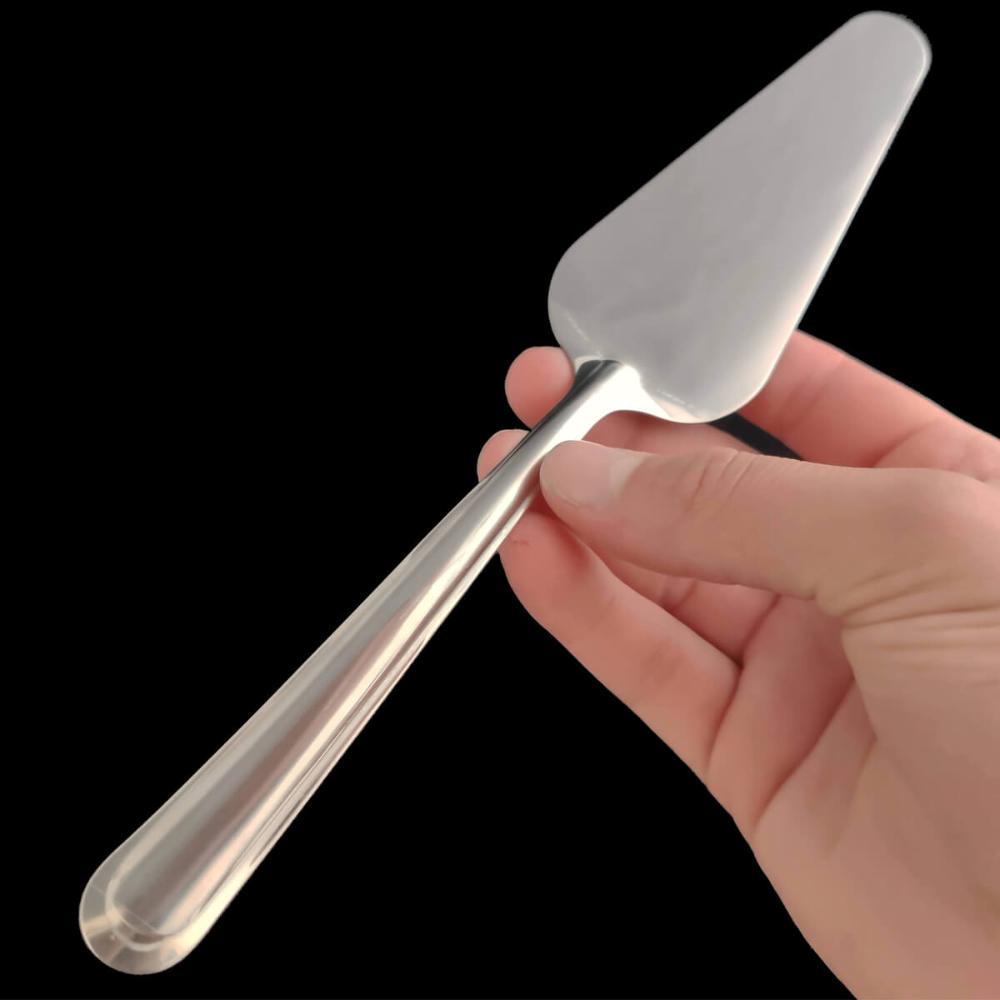 Kit 2 Espátulas para Cortar Bolo Pá Cortador de Fatia Pizza Inox Taumer