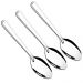 Kit 3 Colheres Grandes de Inox para Servir Arroz Molhos para