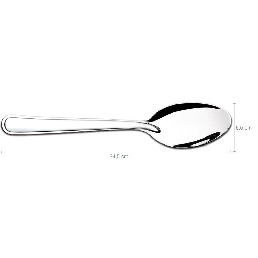 Kit 3 Colheres Grandes de Inox para Servir Arroz Molhos para