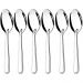 Kit 6 Colheres Grandes de Inox para Servir Arroz Molhos para Hotéis Restaurantes Taumer