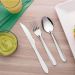 Kit 6 Colheres Grandes de Inox para Servir Arroz Molhos para Hotéis Restaurantes Taumer