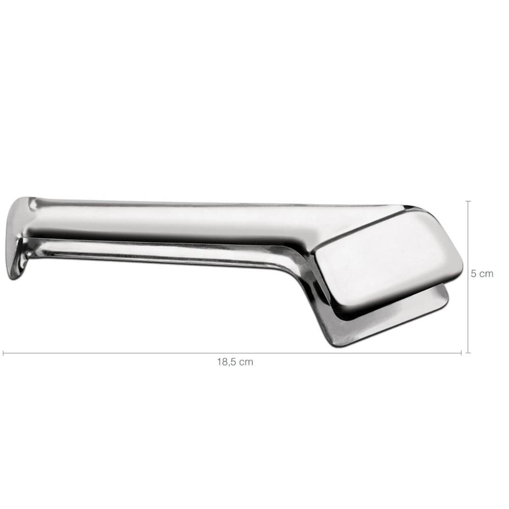 Pegador Universal De Cozinha Multiuso Macarrão Salada Comida Massa Taumer Inox