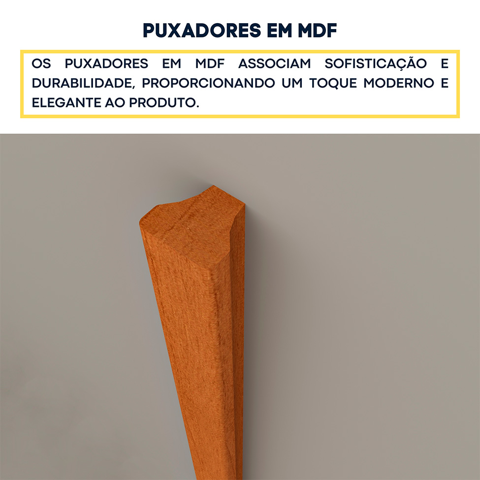 Guarda-Roupa Casal com Espelho Vitoria Flex 3 Portas 4 Gavetas Cinamomo e Off White