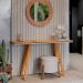 Aparador Para Sala Ibiza 139 cm Off White Nature Tebar