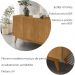 Balcao Buffet Ares 4 Portas 161 cm Nature Tebar