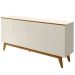 Balcao Buffet Ares 4 Portas 161 cm Off White Nature Tebar