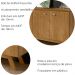 Balcao Buffet Atlanta 4 Portas 164 cm Nature Tebar
