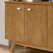Balcao Buffet Atlanta 4 Portas 164 cm Nature Tebar