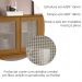 Balcao Buffet Detroit 4 Portas Correr 164 cm Nature Tebar