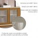 Balcao Buffet Detroit 4 Portas Correr 164 cm Off White Nature Tebar