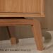Balcao Buffet Paris 4 Portas 164 cm Nature Tebar