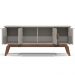 Balcao Buffet Paris 4 Portas 164 cm Off White Nature Tebar
